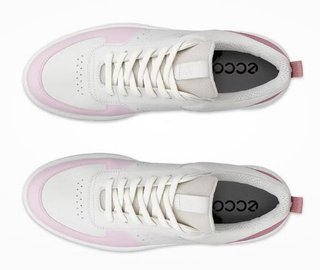 Ecco Street 720 ladies golf shoes, white/blush/blossom rose