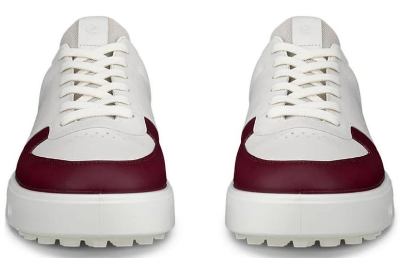 Ecco Street 720 womens golf shoes, dark ruby/white/marine