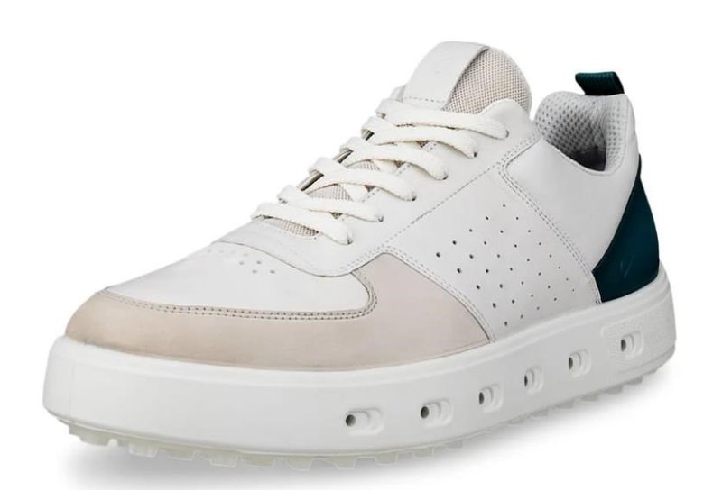 Ecco Ecco Street 720 women's golf shoes, gravel/white/baygreen