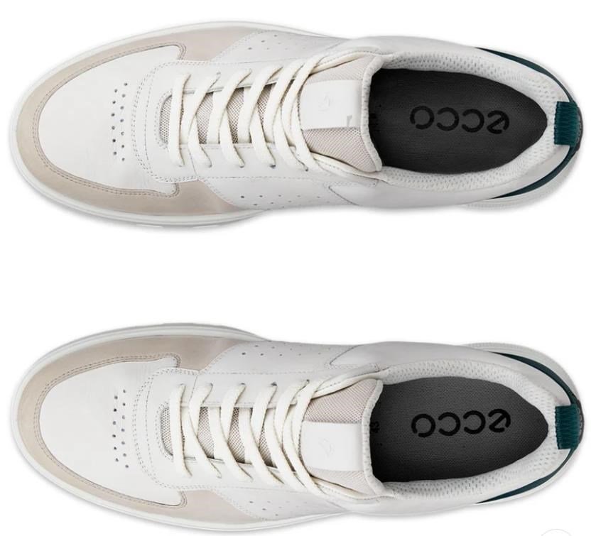 Ecco Ecco Street 720 women's golf shoes, gravel/white/baygreen