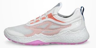 Ecco Biom H5 ladies golf shoes, white/burnt coral