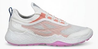 Ecco Biom H5 ladies golf shoes, white/burnt coral