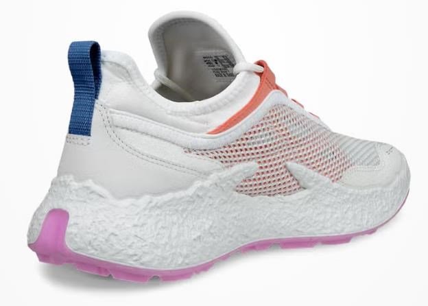 Ecco Biom H5 ladies golf shoes, white/burnt coral
