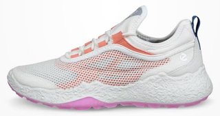 Ecco Biom H5 ladies golf shoes, white/burnt coral