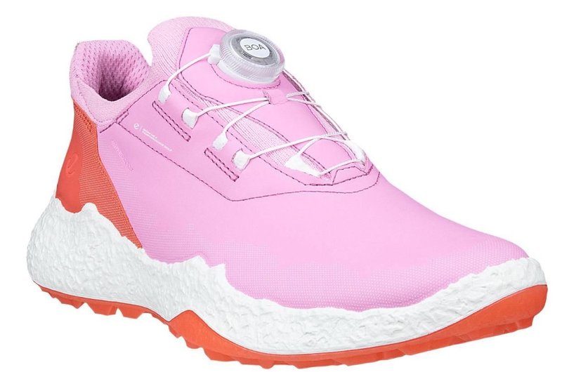 Ecco Biom H5 BOA ladies golf shoes, lilac chiffon/burnt coral