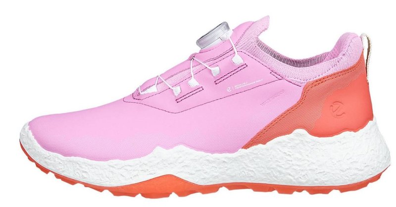 Ecco Biom H5 BOA ladies golf shoes, lilac chiffon/burnt coral