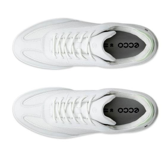 Ecco Street Vibe ladies golf shoes, shadow white/lime cream
