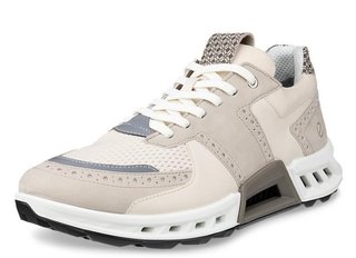 Ecco Biom C4 men's golf shoes, pure cashmere/limestone/dark clay