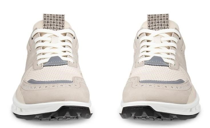 Ecco Biom C4 men's golf shoes, pure cashmere/limestone/dark clay