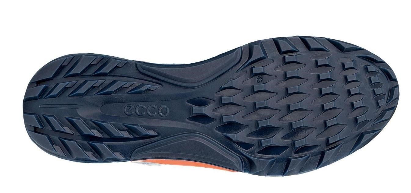 Ecco Biom C4 mens golf shoes, federal blue/white/burnt coral