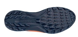 Ecco Biom C4 mens golf shoes, federal blue/white/burnt coral