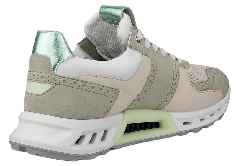 Ecco Biom C4 ladies golf shoes, tea/limestone/matcha metallic