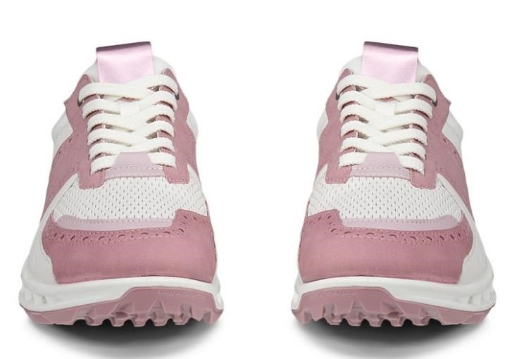 Ecco Biom C4 women's golf shoes, blush/white/old rose metallic