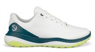 Ecco LT1 mens golf shoes, white/baygreen