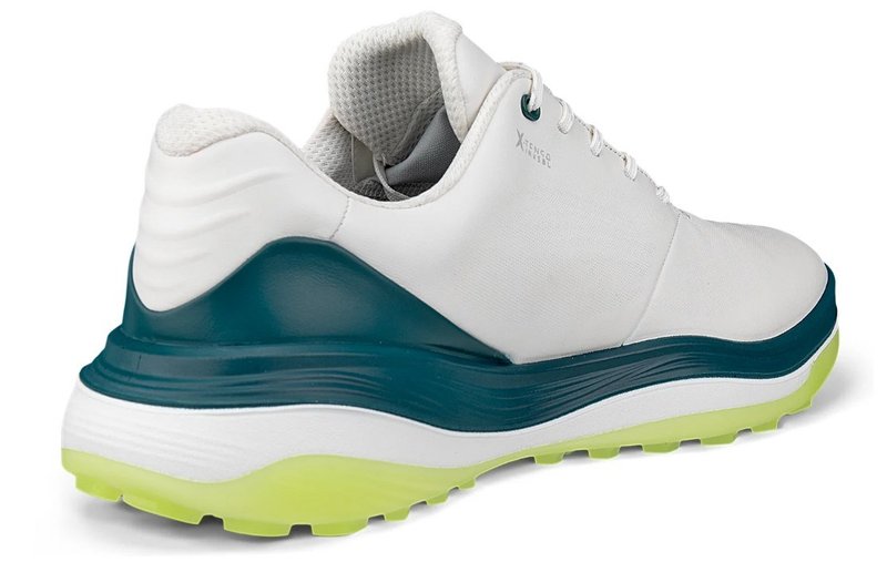 Ecco LT1 mens golf shoes, white/baygreen
