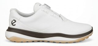 Ecco LT1 BOA mens golf shoes, white/tarmac