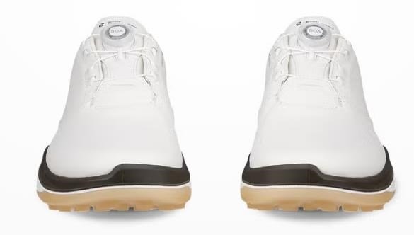 Ecco LT1 BOA mens golf shoes, white/tarmac