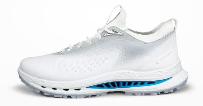 Ecco Biom C5 mens golf shoes, white/concrete