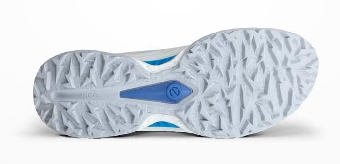 Ecco Biom C5 mens golf shoes, white/concrete