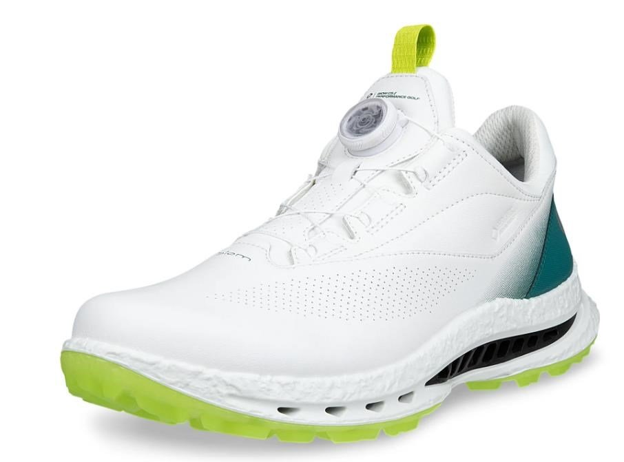 Ecco Ecco Biom C5 BOA mens golf shoes, white/baygreen