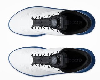 Ecco Ecco Biom H5 BOA mens golf shoes, white/federal blue