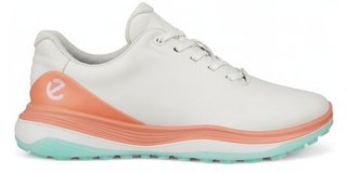 Ecco LT1 ladies golf shoes, white/burnt coral