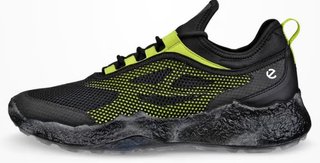 Ecco Biom H5 mens golf shoes, black/lime punch