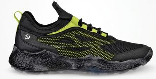 Ecco Biom H5 mens golf shoes, black/lime punch