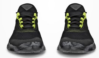 Ecco Biom H5 mens golf shoes, black/lime punch