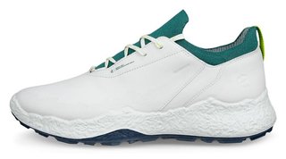 Ecco Biom H5 mens golf shoes, white/baygreen