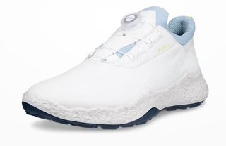 Ecco Ecco Biom H5 BOA mens golf shoes, white/dusty blue