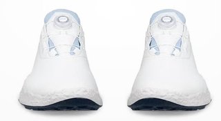 Ecco Ecco Biom H5 BOA mens golf shoes, white/dusty blue