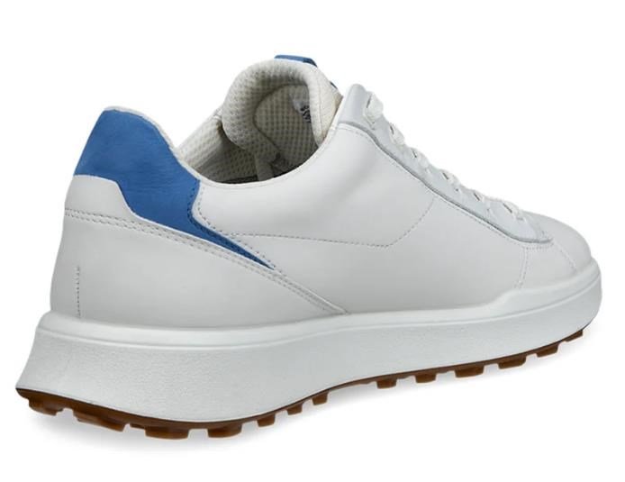 Ecco Street Vibe mens golf shoes, white/federal blue