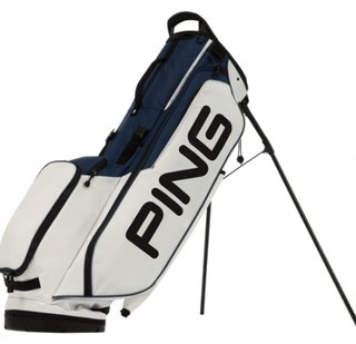 PING Hoofer Lite 231 Club Together stand bag, white/navy