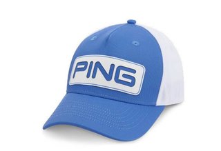 PING Tour Classic men's cap, fresh water/white