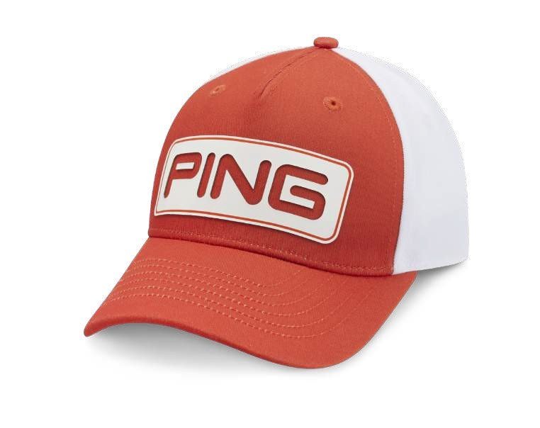 PING Tour Classic men's cap, tango/white
