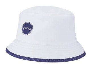 PING G Le4 ladies reversible bucket hat, white/plum