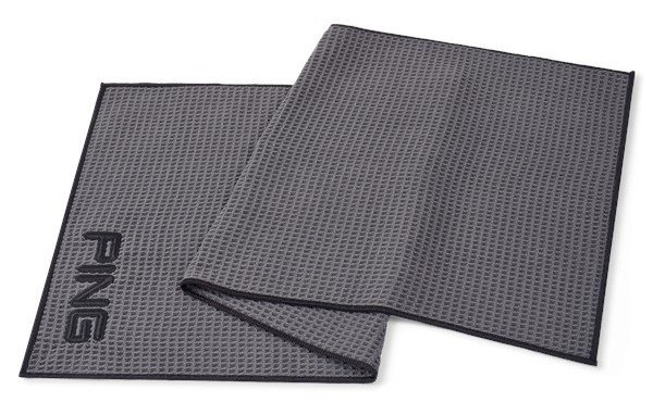 PING Tour Golf Towel, dark grey
