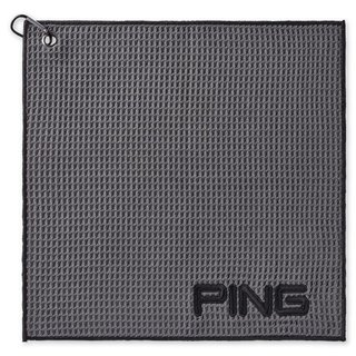 PING Golf Ping Clip Golf Towel, dark grey