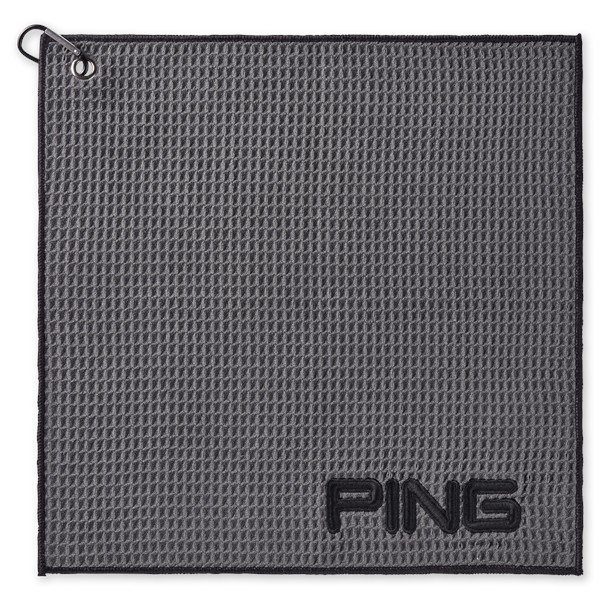 PING Golf Ping Clip Golf Towel, dark grey