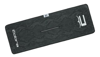 Cobra Snakeskin golf towel, black snakeskin