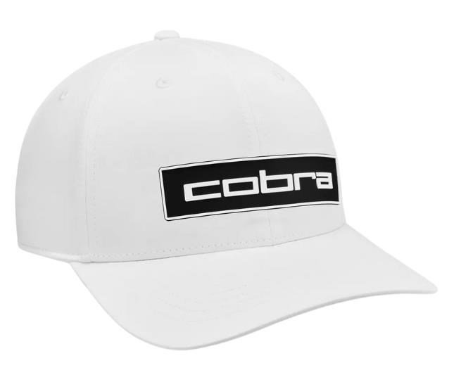 Cobra Tour Tech men's cap, white/black