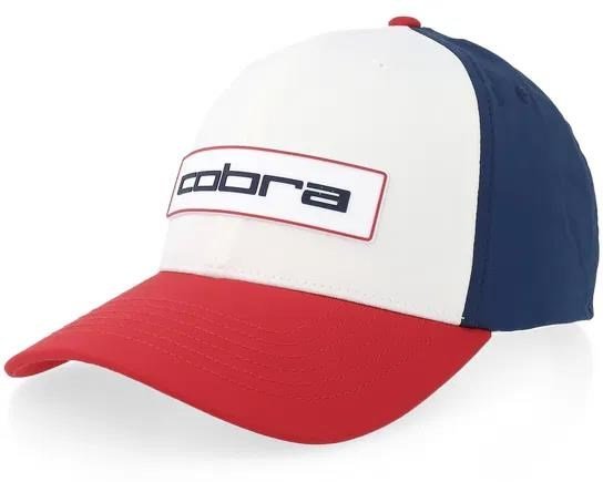 Cobra Tour Tech men's cap, red/white/navy