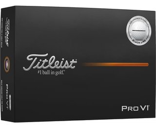 Titleist Pro V1 2025 golf balls, Performance Alignment Black