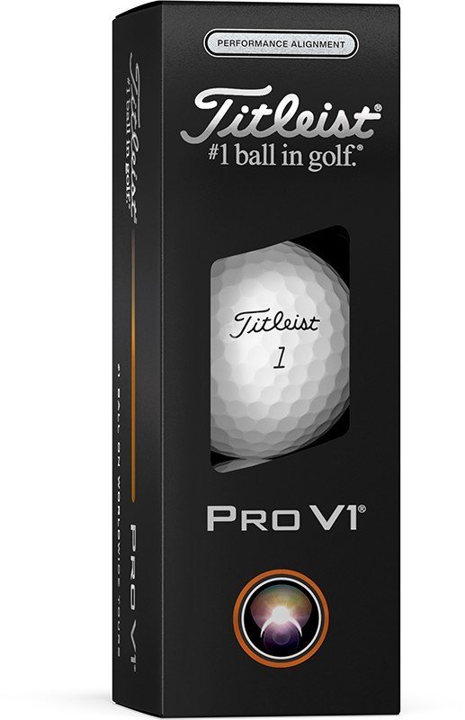 Titleist Pro V1 2025 golf balls, Performance Alignment Black