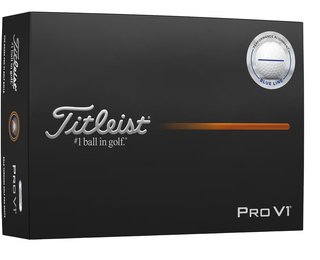 Titleist Pro V1 2025 golf balls, Performance Alignment Blue