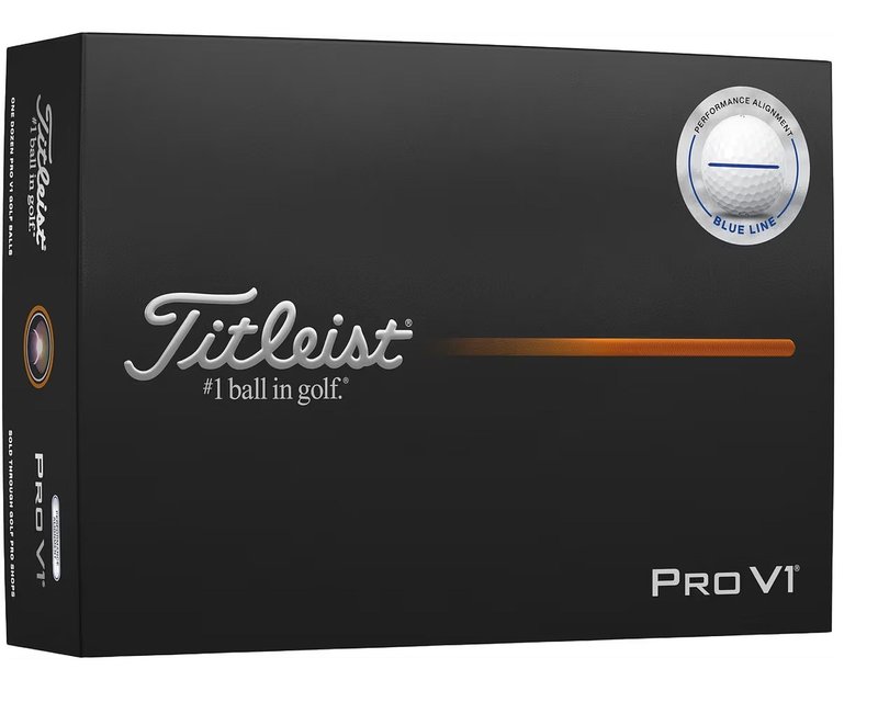 Titleist Pro V1 2025 golf balls, Performance Alignment Blue