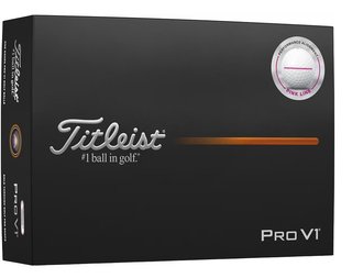 Titleist Pro V1 2025 golf balls, Performance Alignment Pink