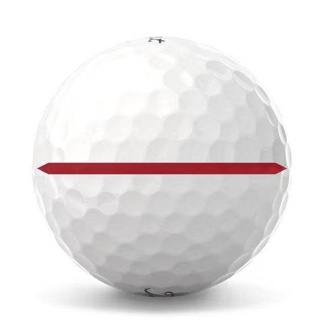 Titleist Pro V1x 2025 golf balls, Performance Alignment RED
