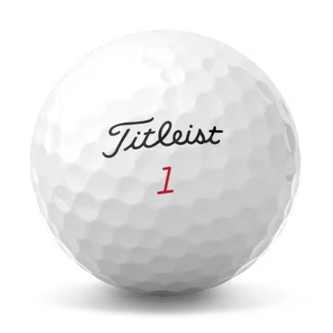 Titleist Pro V1x 2025 golf balls, Performance Alignment RED